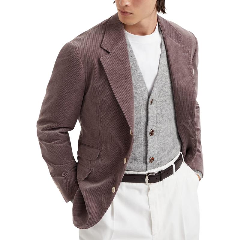 Men's Stylish Corduroy Blazer 9877927231672