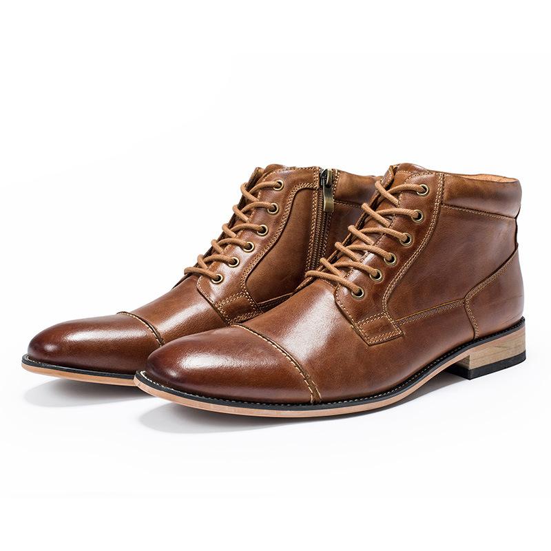 MEN'S VINTAGE LACE UP ANKLE BOOTS 9261847511224