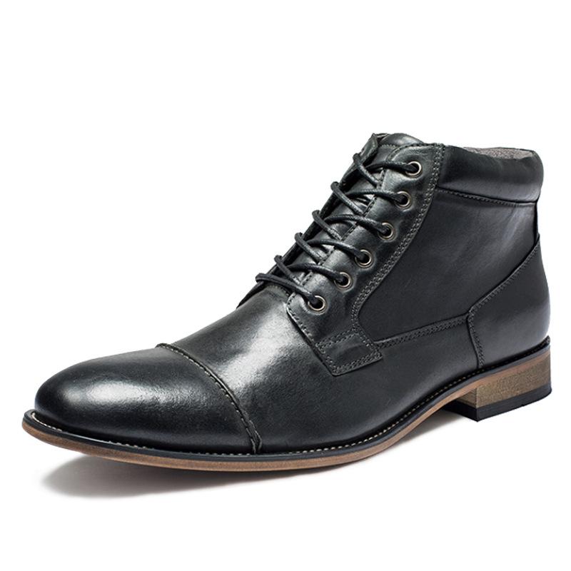MEN'S VINTAGE LACE UP ANKLE BOOTS 9261847511224