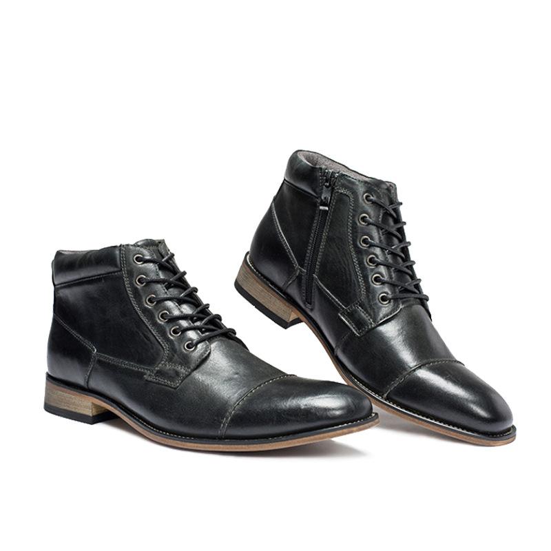 MEN'S VINTAGE LACE UP ANKLE BOOTS 9261847511224