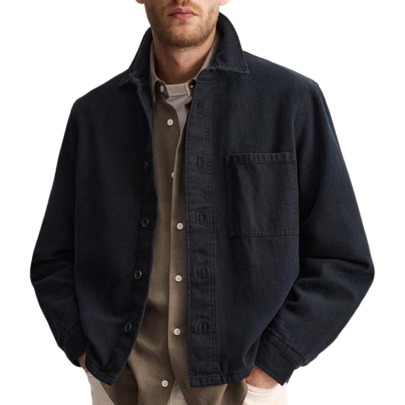 Men's Lapel Canvas Jacket 9886819188920