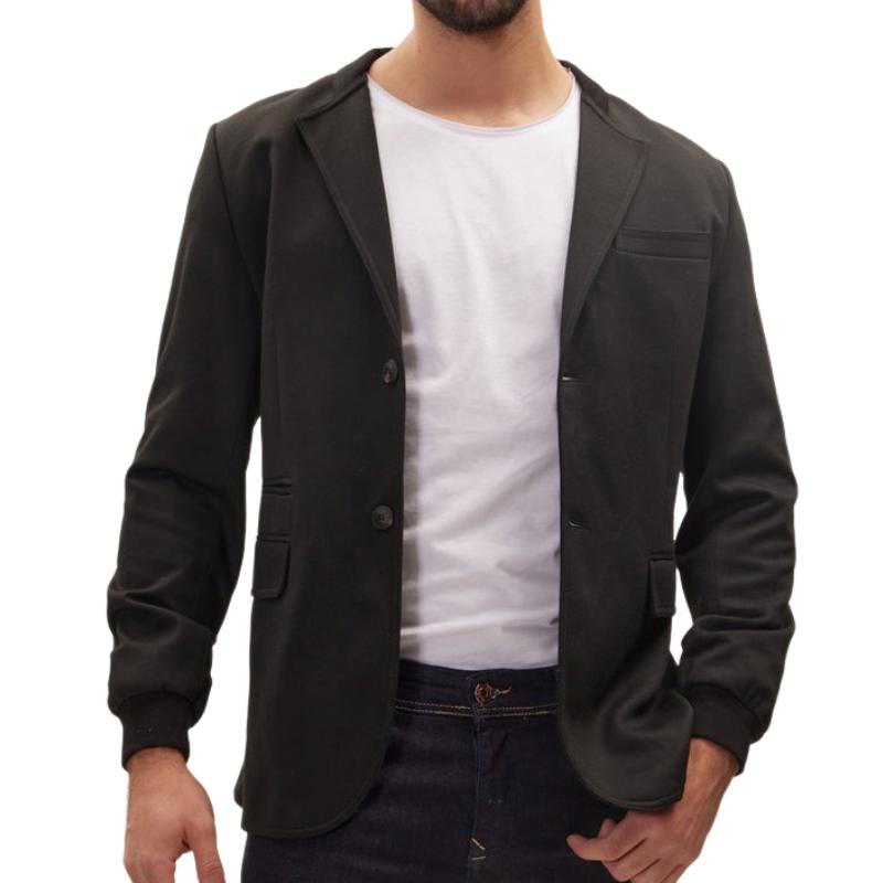 Men's Casual Thin Lapel Two-button Blazer 9885322215608